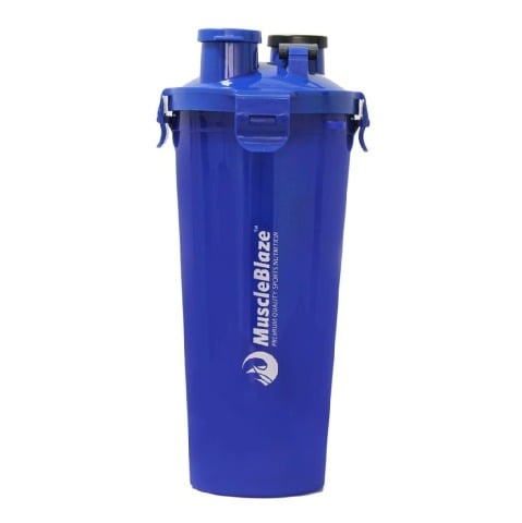 MuscleBlaze Hydra Shaker, Blue & Black 600 ml MuscleBlaze Hydra Shaker, Blue & Black 600 ml