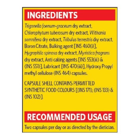 MuscleBlaze Test Pro (Natural Testosterone Booster), 60 capsules Unflavoured MuscleBlaze Test Pro (Natural Testosterone Booster), 60 capsules Unflavoured