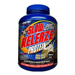 MVP Biotech Slow Release Protein, Cool Strawberry 5 Lb