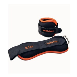 Head Set Wrist Weight, Black & Orange 0.5 kg