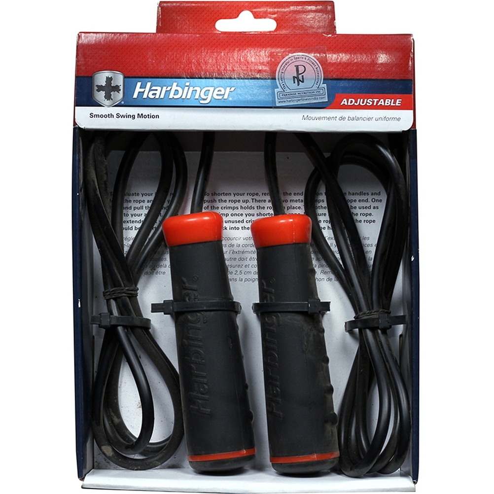 Harbinger Antimicrobial Speed Rope (331100),  Black 