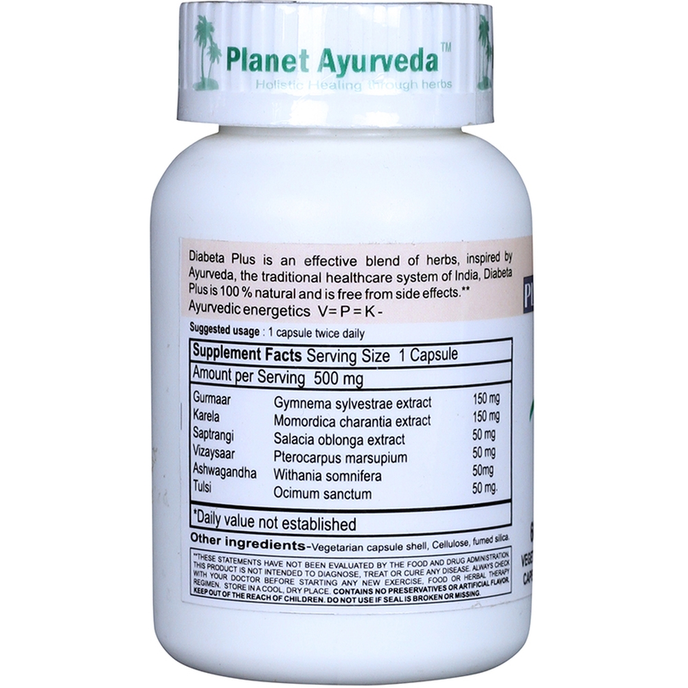 Planet Ayurveda Dia-Beta Plus,  60 veggie capsule(s) 