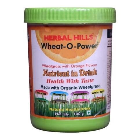 Herbal Hills Wheat-O-Power Orange Flavour, 0.1 kg Herbal Hills Wheat-O-Power Orange Flavour, 0.1 kg