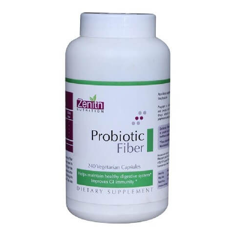 Zenith Nutrition Probiotic Fiber, 240 veggie capsule(s) Zenith Nutrition Probiotic Fiber, 240 veggie capsule(s)