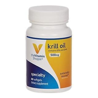 The Vitamin Shoppe Krill Oil, 60 softgels