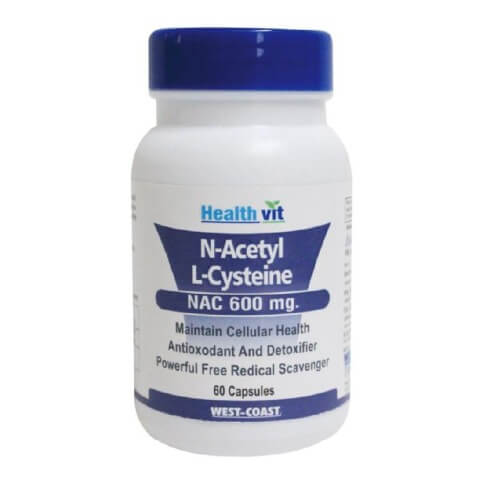 Healthvit N-Acetyl L-Cysteine (600mg), 60 capsules Healthvit N-Acetyl L-Cysteine (600mg), 60 capsules