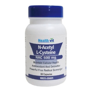 Healthvit N-Acetyl L-Cysteine (600mg), 60 capsules