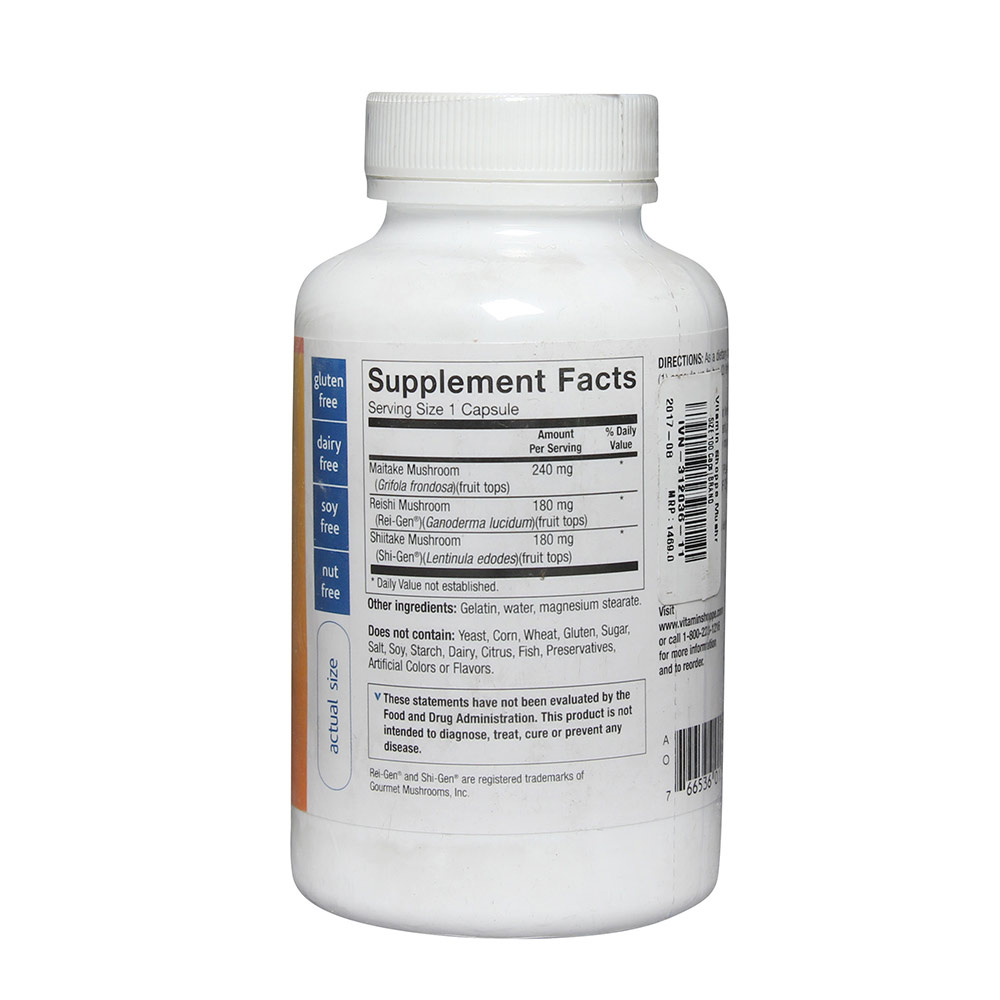 The Vitamin Shoppe Mushroom Complex, 100 capsules at Best Price in