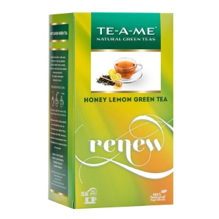 TE-A-ME Honey Lemon green Tea, 25 Piece(s)/Pack Honey Lemon