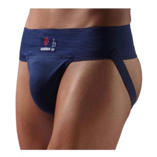 Omtex Gym Supporter (Pack of 2), XS Navy Blue