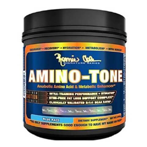 RONNIE COLEMAN Signature Series Amino Tone, 0.86 lb Blue Raspberry RONNIE COLEMAN Signature Series Amino Tone, 0.86 lb Blue Raspberry
