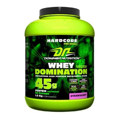 Domin8r Nutrition Whey Domination, 4 lb Strawberry Domin8r Nutrition Whey Domination, 4 lb Strawberry