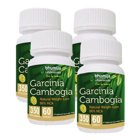 Bhumija Garcinia Cambogia (350 mg Pack of 4), 60 capsules Bhumija Garcinia Cambogia (350 mg Pack of 4), 60 capsules
