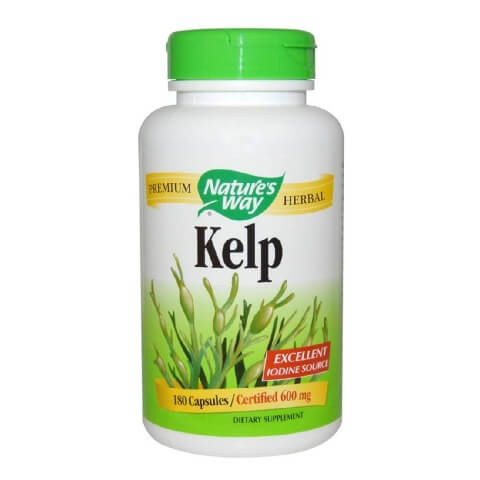 Nature's Way Kelp (600mg), 180 capsules