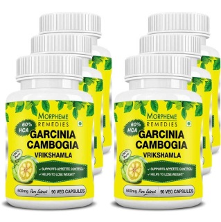 Morpheme Remedies Garcinia Cambogia (500 mg) Buy 3 Get 3 Free, 90 veggie capsule(s)
