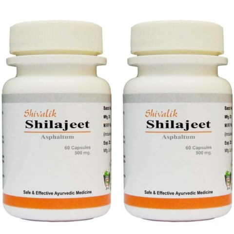 Shivalik Herbals Shilajeet- Asphaltum, 120 capsules Shivalik Herbals Shilajeet- Asphaltum, 120 capsules