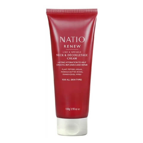 Natio Renew Line & Wrinkle Neck & Decolletage Cream, 100 g Moisturise Natio Renew Line & Wrinkle Neck & Decolletage Cream, 100 g Moisturise