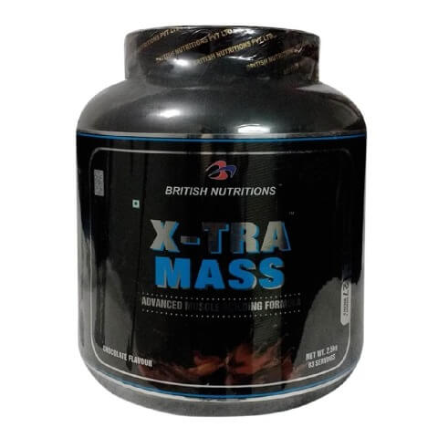 British Nutritions X-Tra Mass,  5.5 lb  Chocolate 