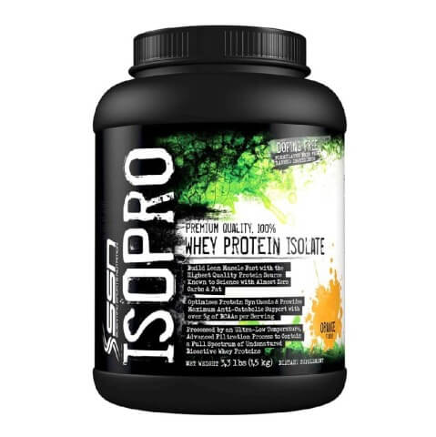 SSN Iso Pro 100% Whey Protein Isolate, 3.3 lb Orange