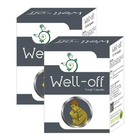 GRF Ayurveda Well Off Cough (Pack of 2),  50 capsules 
