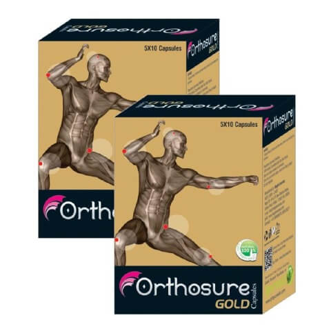 GRF Ayurveda Orthosure Gold (Pack of 2),  50 capsules 