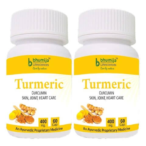 Bhumija Turmeric (Pack of Two), 60 capsules Bhumija Turmeric (Pack of Two), 60 capsules