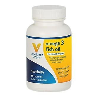 The Vitamin Shoppe Omega 3 Fish Oil 300 EPA/ 200 DHA, 60 softgels The Vitamin Shoppe Omega 3 Fish Oil 300 EPA/ 200 DHA, 60 softgels