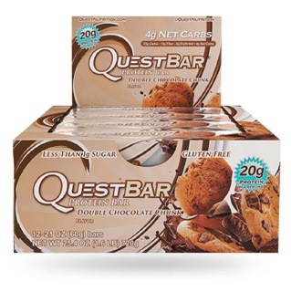 Quest Protein Bar, 12 Piece(s)/Pack Double Chocolate Chunk