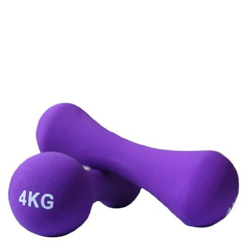 B Fit USA Neoprene Dumbbell (AB6032), Purple 4 kg B Fit USA Neoprene Dumbbell (AB6032), Purple 4 kg