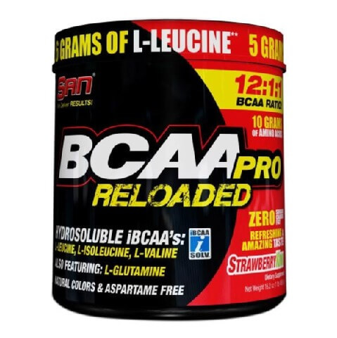SAN BCAA-Pro Reloaded, 0.25 lb Strawberry Kiwi SAN BCAA-Pro Reloaded, 0.25 lb Strawberry Kiwi