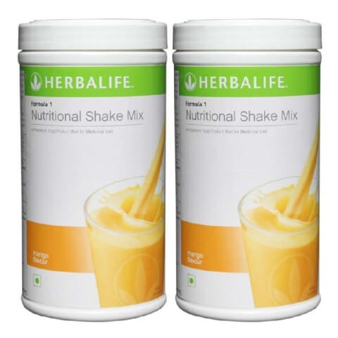 Herbalife Formula 1 Nutritional Shake Mix Pack of 2, 0.5 kg Mango Herbalife Formula 1 Nutritional Shake Mix Pack of 2, 0.5 kg Mango