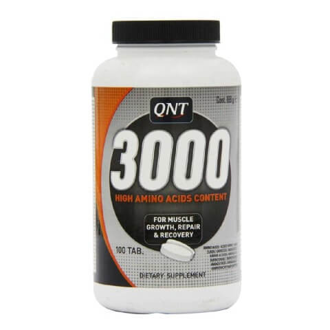 QNT Amino Acid 3000,  100 capsules  16 Servings  Unflavoured 