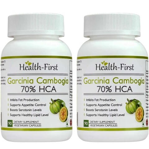 Health first Garcinia Cambogia 70% HCA (Pack of 2), 90 veggie capsule(s) Health first Garcinia Cambogia 70% HCA (Pack of 2), 90 veggie capsule(s)