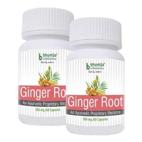 Bhumija Ginger Root (Pack of 2), 60 capsules Bhumija Ginger Root (Pack of 2), 60 capsules
