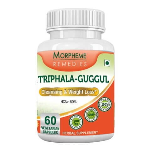 Morpheme Remedies Triphala-Guggul (500 mg), 60 veggie capsule(s) Morpheme Remedies Triphala-Guggul (500 mg), 60 veggie capsule(s)