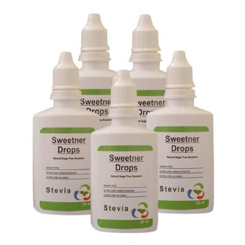 Healthfarm Stevia Sweetner Drops (Pack of 5), 50 ml Healthfarm Stevia Sweetner Drops (Pack of 5), 50 ml
