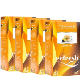 TE-A-ME Lemon Tea (Pack of 4), Lemon 25 Piece(s)/Pack