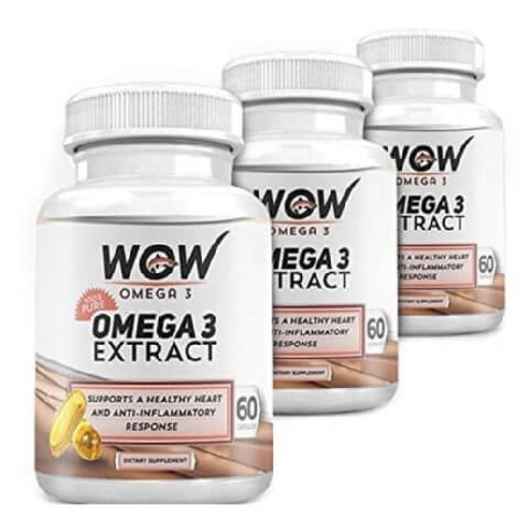 WOW Omega 3 (Pack of 3), 60 capsules WOW Omega 3 (Pack of 3), 60 capsules