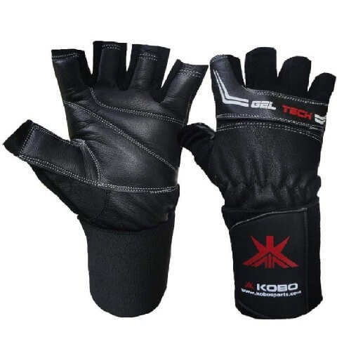 KOBO Gym Gloves (WTG-01), Black Small KOBO Gym Gloves (WTG-01), Black Small