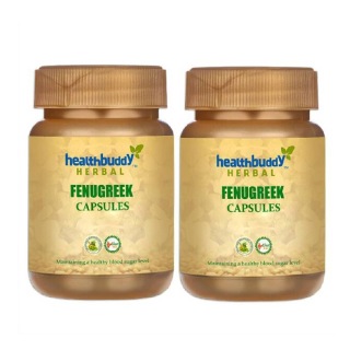 Healthbuddy Herbal Fenugreek (Pack of 2), 30 capsules