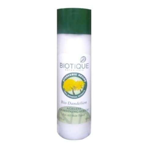Biotique Dandelion Ageless Lightening Serum,  190 ml  for All Skin Types 