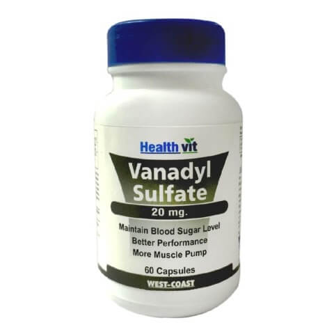 Healthvit Vanadyl Sulfate, 60 capsules Healthvit Vanadyl Sulfate, 60 capsules