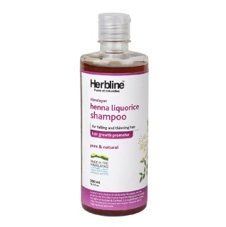 Herbline Henna Liquorice Shampoo, 500 ml Hair Growth Promoter