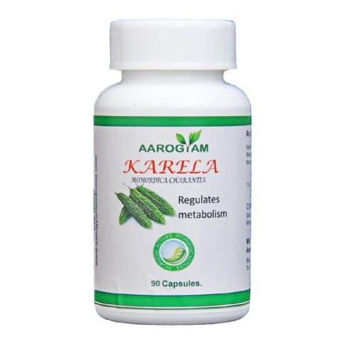 Aarogyam Karela Capsules, 90 capsules Aarogyam Karela Capsules, 90 capsules
