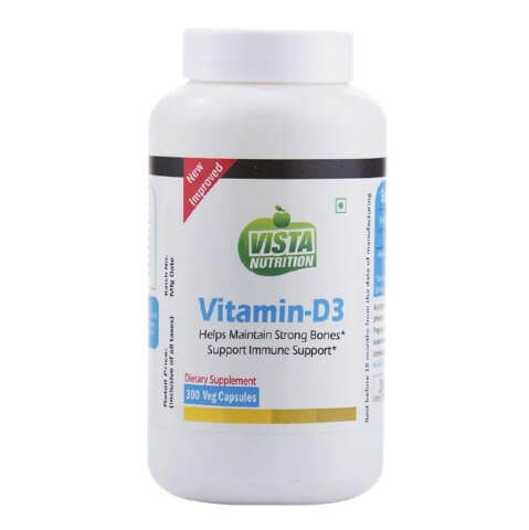 Vista Nutrition Vitamin-D3, 300 capsules Vista Nutrition Vitamin-D3, 300 capsules