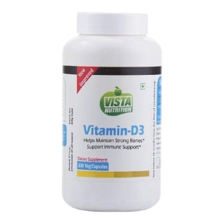 Vista Nutrition Vitamin-D3, 300 capsules
