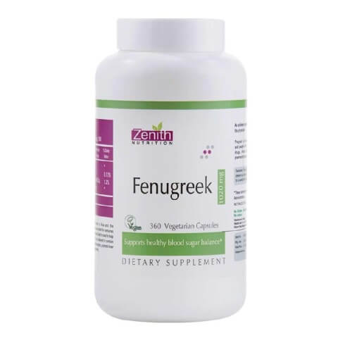 Zenith Nutrition Fenugreek, 360 capsules Zenith Nutrition Fenugreek, 360 capsules
