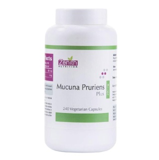 Zenith Nutrition Mucuna Pruriens Plus (200 mg), 240 capsules