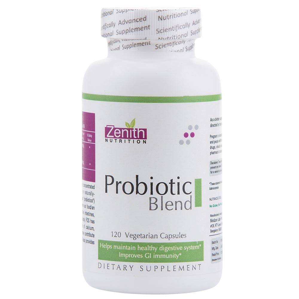 Zenith Nutrition Probiotic Blend,  120 capsules 