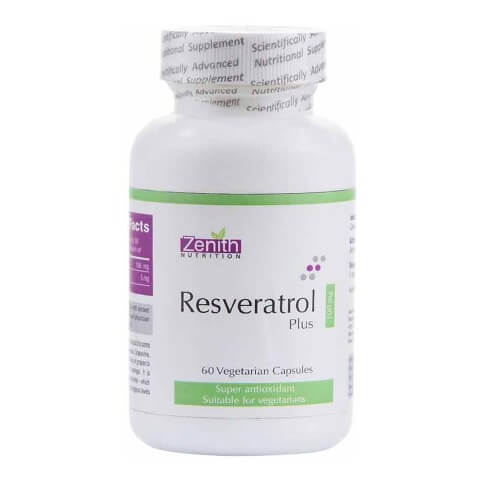 Zenith Nutrition Resveratrol Plus (100 mg), 60 capsules Zenith Nutrition Resveratrol Plus (100 mg), 60 capsules
